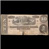 Image 2 : 1864 $10 Confederate Note, T68 Grades AU Details