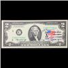 Image 2 : 1976 $2 Federal Reserve Note 1st Day of Issue, with Stamp (Philadelphia, PA) Grades Gem CU