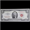 Image 2 : 1963 $2 Red seal United States Note Grades Gem CU