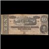 Image 2 : 1864 $10 Confederate Note, T68 Grades xf