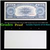 Image 1 : Proof 1923 $10 United States Note, Reverse BEP Intaglio Souvenir Card LOBEX 2006 Grades Proof