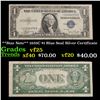 Image 1 : **Star Note** 1935C $1 Blue Seal Silver Certificate Grades vf+