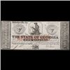 Image 2 : January 15th, 1862 $5 Georgia Confederate States Obsolete Currency Note CR-5 Grades Select CU