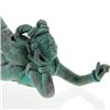 Image 2 : Antique Bronze Jester Thai Ritual Pipe (ANT-207)