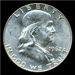 1962D Franklin Half Graded PCGS (COI-4898)