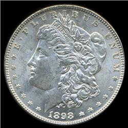 1898 Morgan Dollar Choice Unc Scarce Variety (COI-5620)