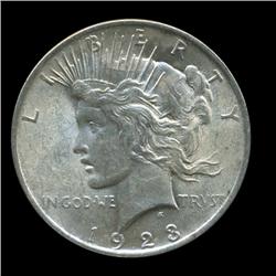 1922S Peace Dollar Choice Unc RARE Variety (COI-5652)