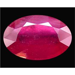 8.93ct Charming AAA Lush Red Ruby Mozambique Oval Appraisal Estimate $2232 (GEM-13124)