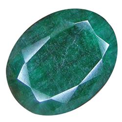 130ct Fabulous Natural Green S. American Emerald Gemstone   (GEM-13793)
