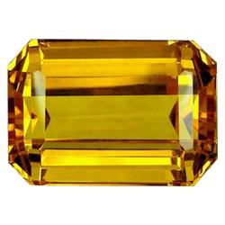 42.35ct Magical Octagon Golden Yellow Citrine  FLAWLESS Appraisal Estimate $847 (GEM-17065)
