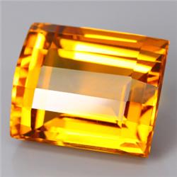 56.60ct. Superb AAA Yellow Baguette Cut Citrine FLAWLESS Appraisal Estimate $1132 (GEM-17630)