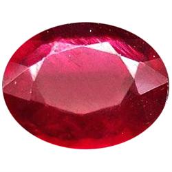 3.35ct Exquisite Oval Top Red Ruby Natural Madagascar VS (GEM-17757)