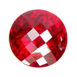 16.67ct Pretty Round Checker Top red Topaz Brazil (GEM-18466B)
