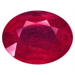 3.43ct.Glowing Natural Top Blood Red Ruby Madagascar (GEM-18707)