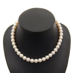 White Saltwater Pearl Necklace (JEW-142) (JEW-142)