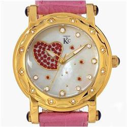 New Techno Com Diamond Bezel Ladies Watch Retail $2,695 (WAT-137) (WAT-137)