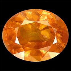 7.32ct Nice Yellow Orange Sapphire SI HEATED ONLY (GEM-18962)