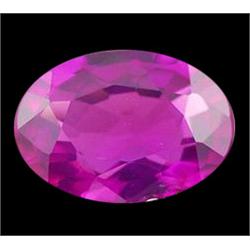 1.06ct Oval Best Purple Sapphire RARE FLAWLESS UNHEATED UNTREATED (GEM-18989)