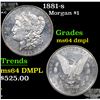 Image 1 : 1881-s Morgan Dollar $1 Grades Choice Unc DMPL