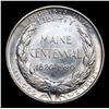 Image 3 : 1920 Maine Old Commem Half Dollar 50c Grades Select Unc