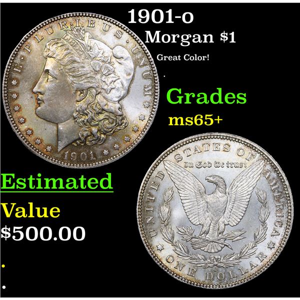1901-o Morgan Dollar $1 Grades GEM+ Unc