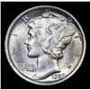 Image 2 : ***Auction Highlight*** 1923-p Mercury Dime 10c Graded ms66+ FSB BY SEGS (fc)