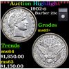 Image 1 : ***Auction Highlight*** 1902-o Barber Quarter 25c Graded ms63+ BY SEGS (fc)