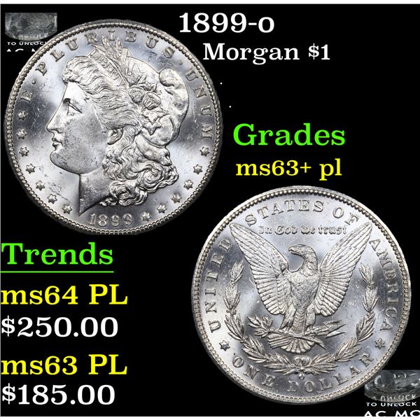 1899-o Morgan Dollar $1 Grades Select Unc+ PL