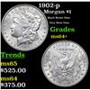 Image 1 : 1902-p Morgan Dollar $1 Grades Choice+ Unc