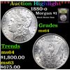 ***Auction Highlight*** 1880-o Morgan Dollar $1 Graded Choice Unc By USCG (fc)