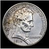 Image 2 : 1918 Lincoln Old Commem Half Dollar 50c Grades Choice+ Unc