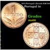 1973 Portugal 1 Escudo KM-597 Grades GEM+ Unc