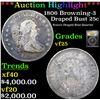 Image 1 : ***Auction Highlight*** 1806 Draped Bust Quarter Browning-3 25c Graded vf+ BY USCG (fc)