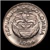 Image 3 : 1964 Colombia 10 Centavos KM-212.2 Grades Select Unc