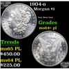 Image 1 : 1904-o Morgan Dollar $1 Grades Choice Unc+ PL