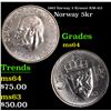 Image 1 : 1963 Norway 5 Kroner KM-412 Grades Choice Unc