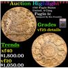 ***Auction Highlight*** 1787 Fugio States United, 4 Cinq Fugio Cent 1c Graded vf25 details BY SEGS (
