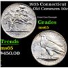 Image 1 : 1935 Connecticut Old Commem Half Dollar 50c Grades GEM Unc
