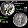 Image 1 : Proof 1942 Mercury Dime 10c Graded pr67 BY SEGS