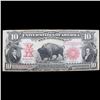 Image 2 : ***Auction Highlight*** The Famous Ten-Dollar "Bison Note" of 1901 Grades vf+ (fc)