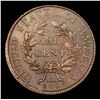 Image 3 : ***Auction Highlight*** 1806 Large 6, Stems C-4 Draped Bust Half Cent Near TOP POP! 1/2c Graded ms63