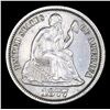 Image 2 : 1877-cc Seated Liberty Dime 10c Graded au58 BY SEGS
