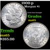Image 1 : 1900-p Morgan Dollar $1 Grades GEM Unc