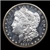 Image 2 : 1881-s Morgan Dollar $1 Graded ms64+ DMPL BY SEGS