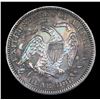 Image 3 : ***Auction Highlight*** 1873-p Open 3 Seated Liberty Quarter 25c Graded Choice Unc BY USCG (fc)