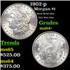 Image 1 : 1902-p Morgan Dollar $1 Grades Choice+ Unc
