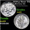 Image 1 : 1939-p Mercury Dime Near TOP POP! 10c Graded ms68 BY SEGS