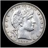 Image 2 : 1914-p Barber Quarter 25c Grades Choice+ Unc