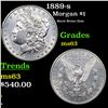 Image 1 : 1889-s Morgan Dollar $1 Grades Select Unc