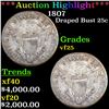 ***Auction Highlight*** 1807 Draped Bust Quarter 25c Graded vf25 BY SEGS (fc)